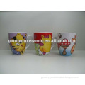 animal decal porcelain recycled coffee mug